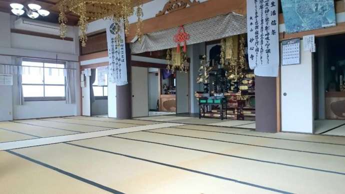 下末真福寺の本堂
