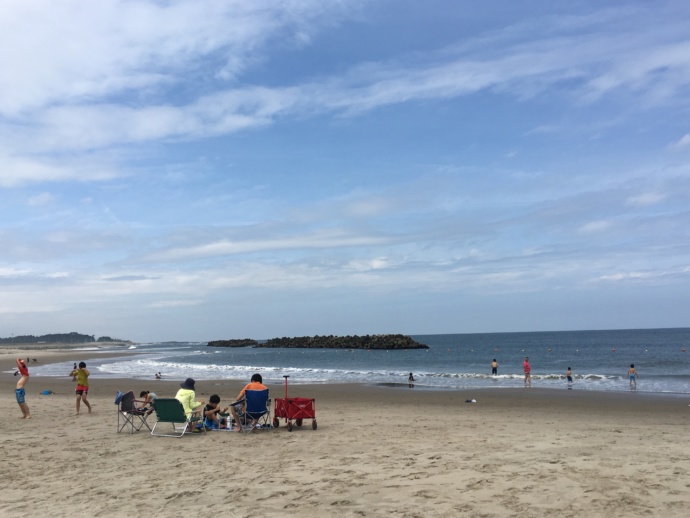 新地町の海の風景