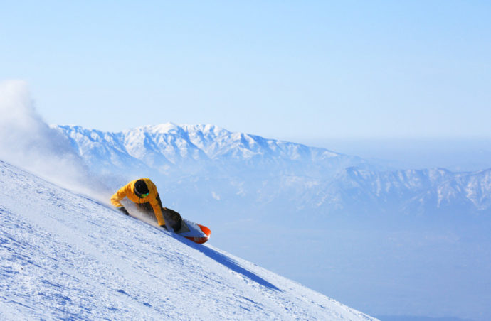 眺めのいいスキージャム勝山のイリュージョンコース