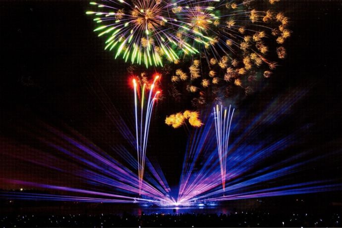 高砂市で開催されているナイトファンタジーイリュージョンの花火