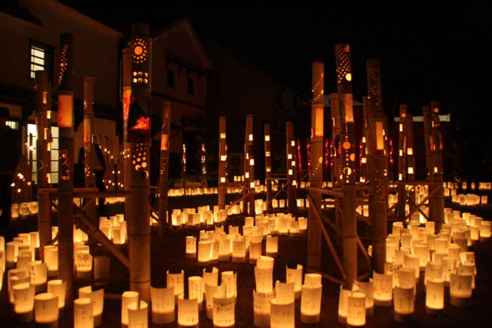 竹原市の町並み保存地区のイベント「たけはら憧憬の路」の画像