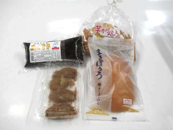 鹿児島県垂水市の「道の駅たるみずはまびら たるたるぱあく」で買えるお菓子類