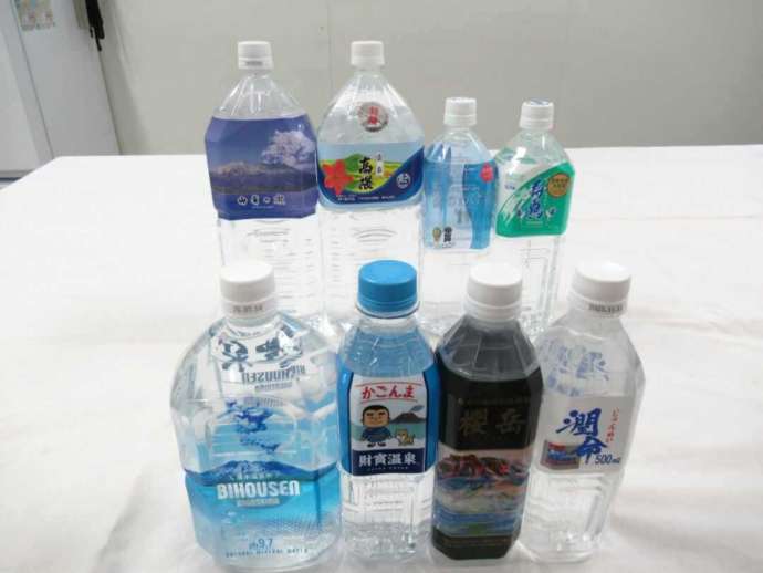 鹿児島県垂水市の「道の駅たるみずはまびら たるたるぱあく」で買える温泉水
