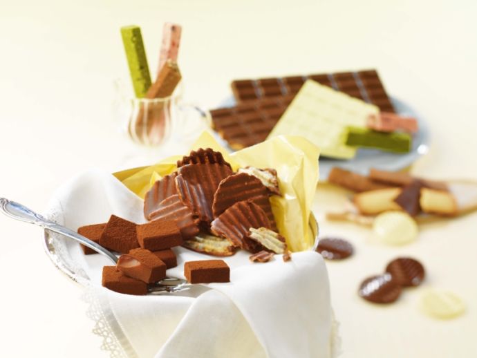 北海道当別町の工場で作られるロイズのチョコレート