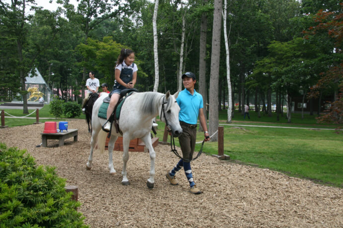 ノーザンホースパークの乗馬体験