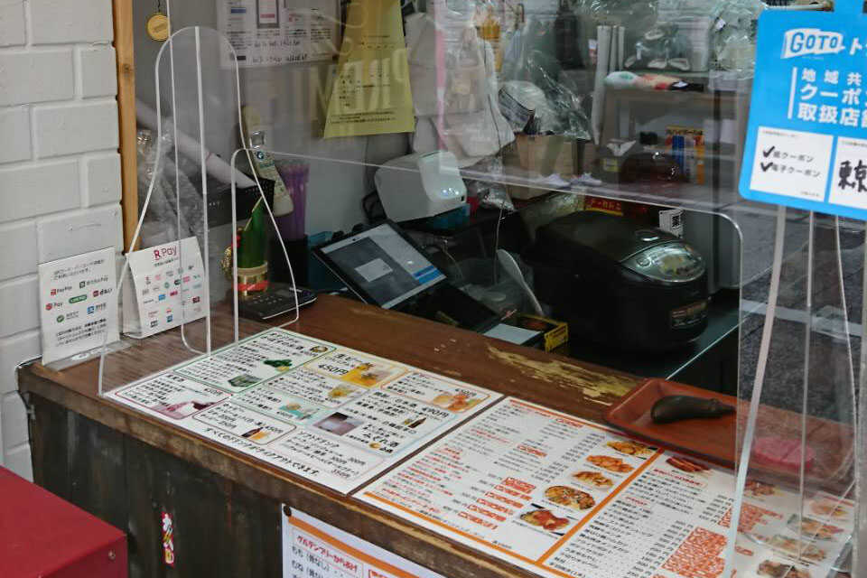 東京都品川区にある鶏＆デリ 戸越銀座で実施している新型コロナウイルス感染症予防対策