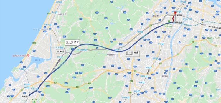 富山県新湊のデートプラン周辺都市からのアクセス情報