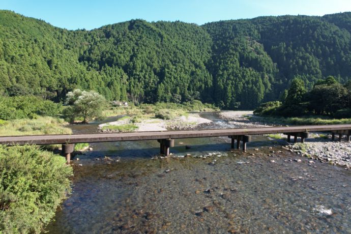 野根川にかかる、大斗の沈下橋