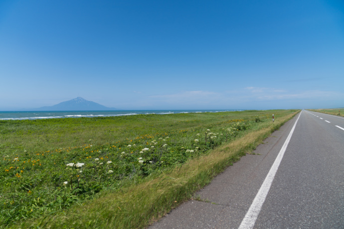 豊富町稚咲内の景色