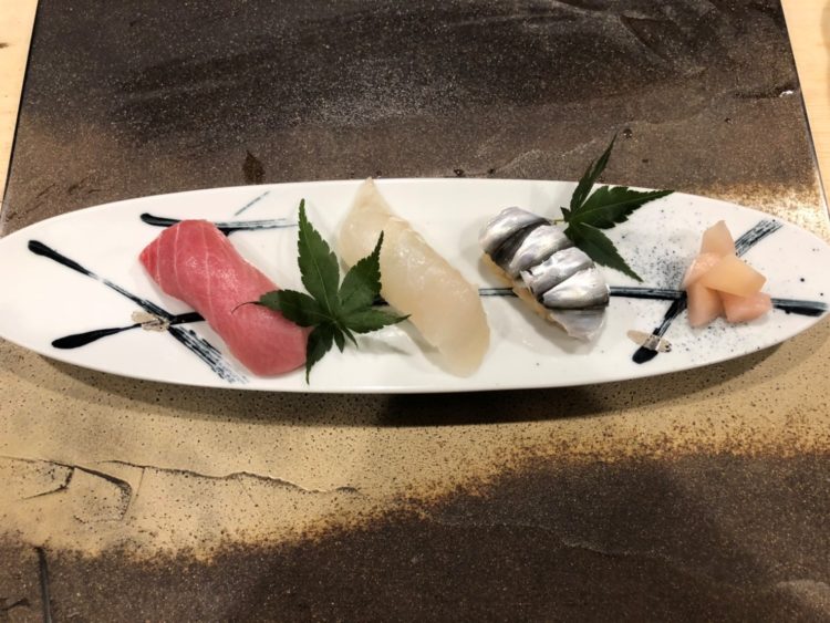 寿司割烹濤﨑の握り