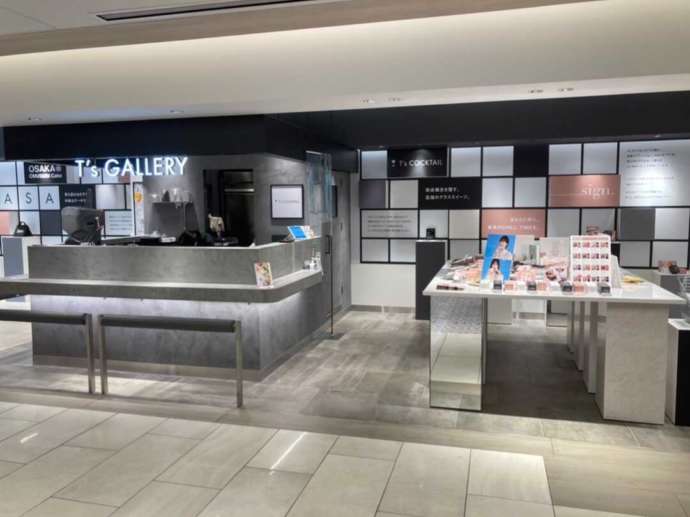 「T’s GALLARY」の店舗正面