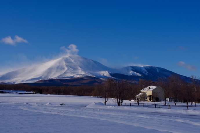 冬の嬬恋村
