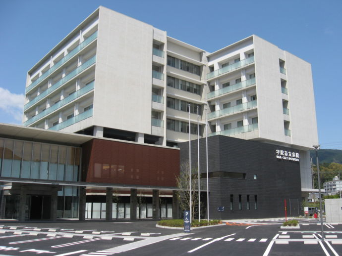 宇陀市唯一の公立病院である宇陀市立病院の外観