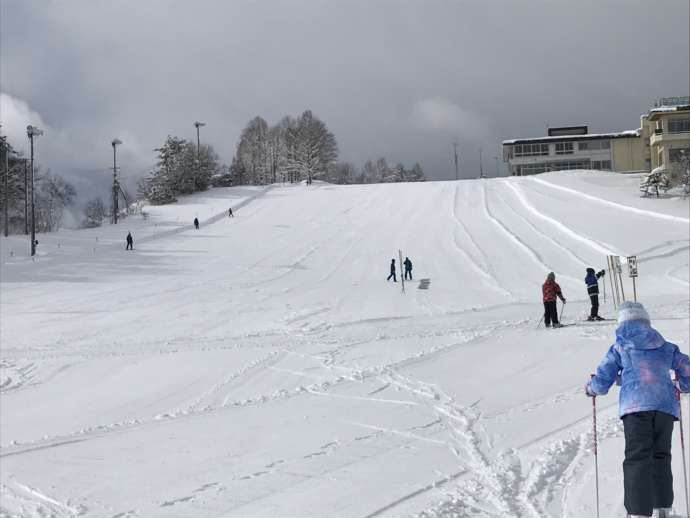 五輪坂スキー場の風景