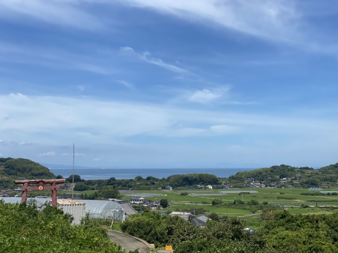 熊本県宇土市の西部地区