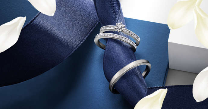 ロイヤルアッシャーダイヤモンドの指輪3種類