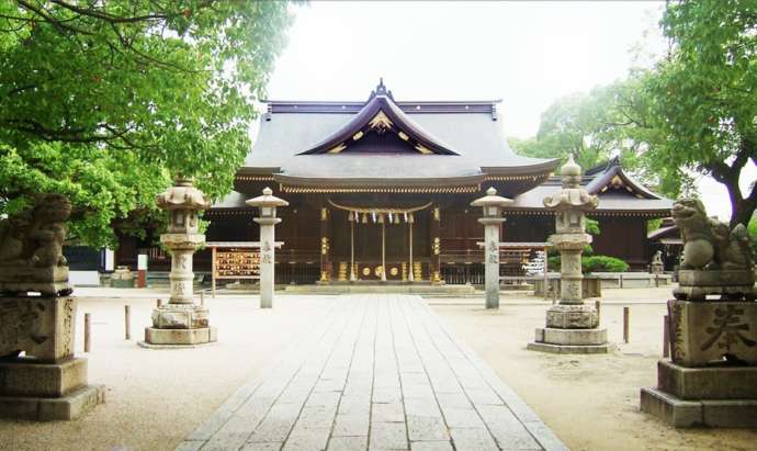 若松惠比須神社の本殿正面外観