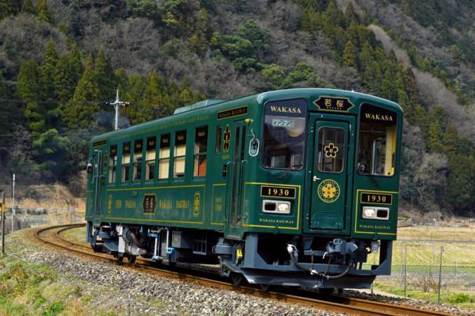 若桜鉄道の観光列車「若桜号」