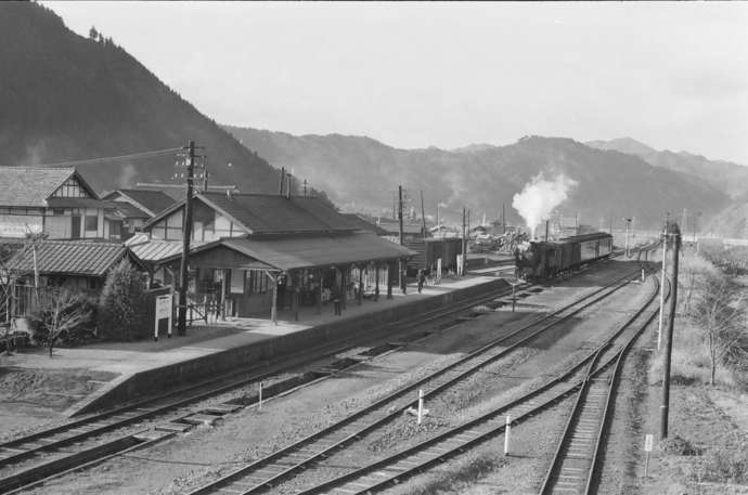 若桜鉄道の昔の風景