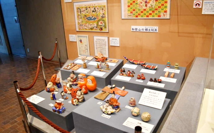 和歌山の郷土玩具の展示