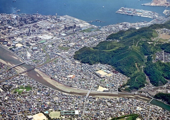 和木町の空撮写真