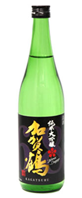 やちや酒造の日本酒の中で一番人気がある「加賀鶴 純米大吟醸68号」のボトル
