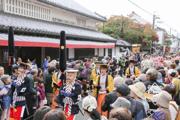 矢掛町で開催された「矢掛の宿場まつり大名行列」イベントの様子3