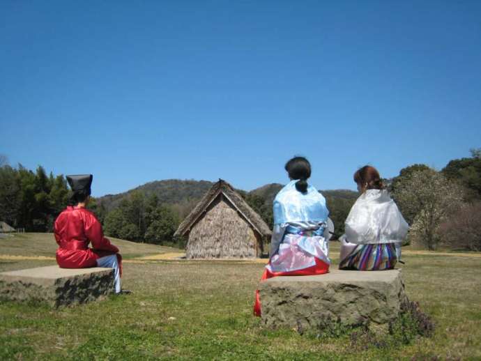 島根県松江市の「八雲立つ風土記の丘」で体験できる古代衣装