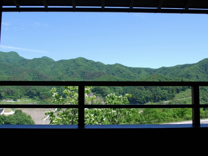 川原湯温泉 山木館から見える景色