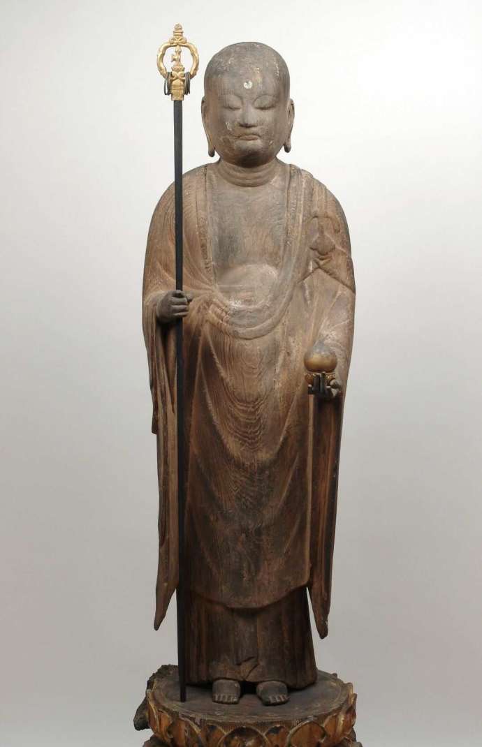 善通寺宝物館に収蔵されている木造地蔵菩薩立像