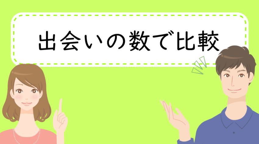 ♪出会いの数で比較