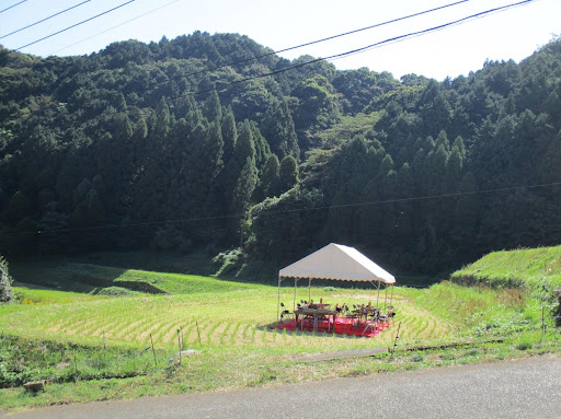佐賀県伊万里市が主催したそばうち婚活の開催場所である田園風景