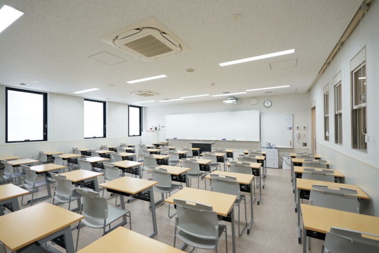 江戸川女子中学校・高等学校の新館教室