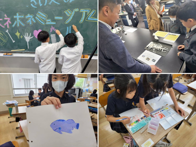 新渡戸文化小学校のプロジェクト型の理科の授業風景