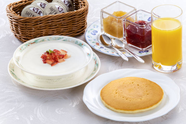 フルーツパーク富士屋ホテルで提供される子ども用の朝食メニュー