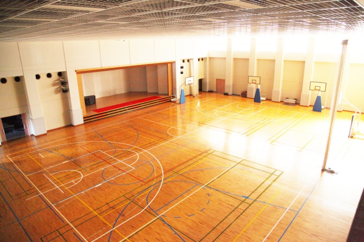 富士見丘中学・高等学校の体育館
