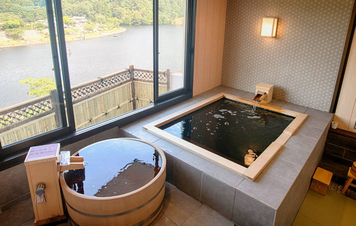 亀山温泉ホテル・貸切家族風呂「湯楽の湯」の写真