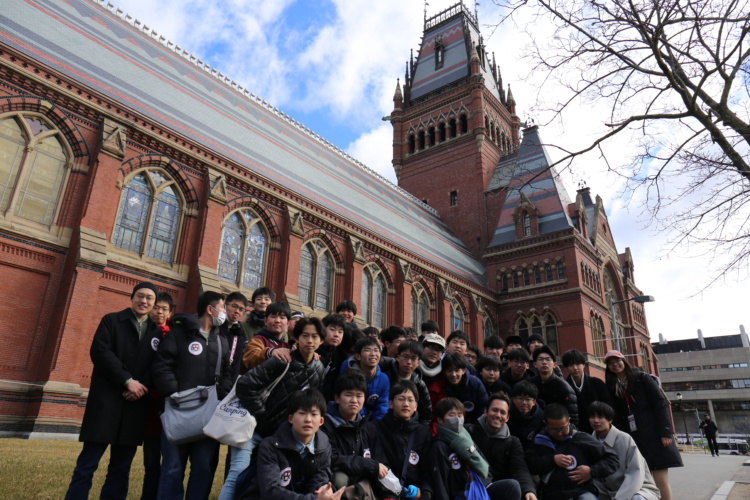 北嶺中・高等学校の生徒が参加するハーバード大学・未来のグローバルリーダー育成プログラムの様子