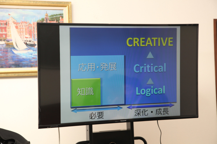三田国際学園中学校・高等学校で重視している「ロジカルシンキング」「クリティカルシンキング」「クリエイティブシンキング」のイメージ画像