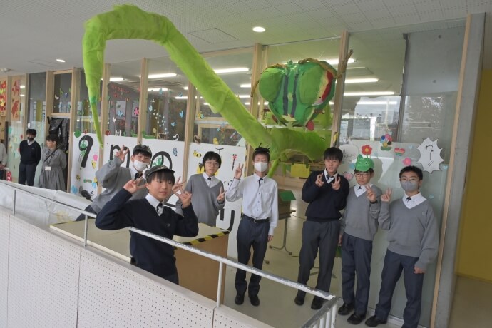 広島なぎさ中学校・高等学校の文化祭の様子