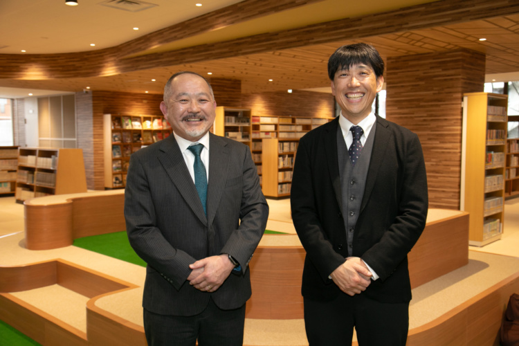 四條畷学園中学校の山田先生と小椋先生