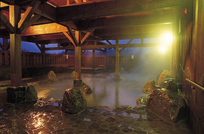 板取川温泉バーデェハウスの露天風呂