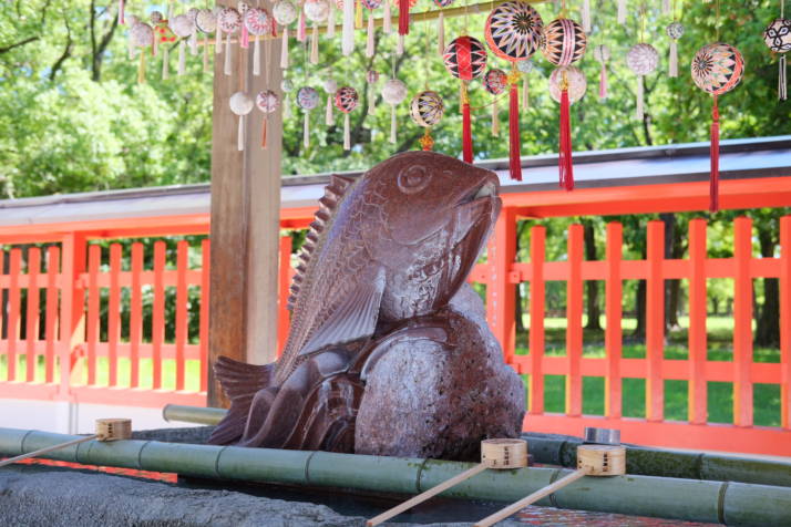 十日恵比須神社の手水舎