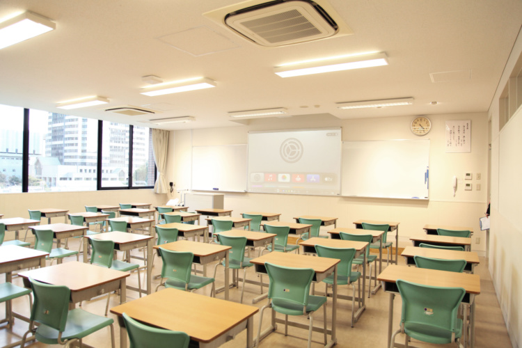 山脇学園中学校高等学校の教室風景