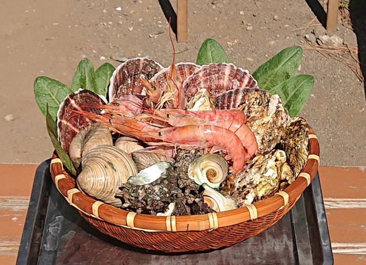 「ちがさき柳島キャンプ場」の海鮮Waku・Waku食材セット